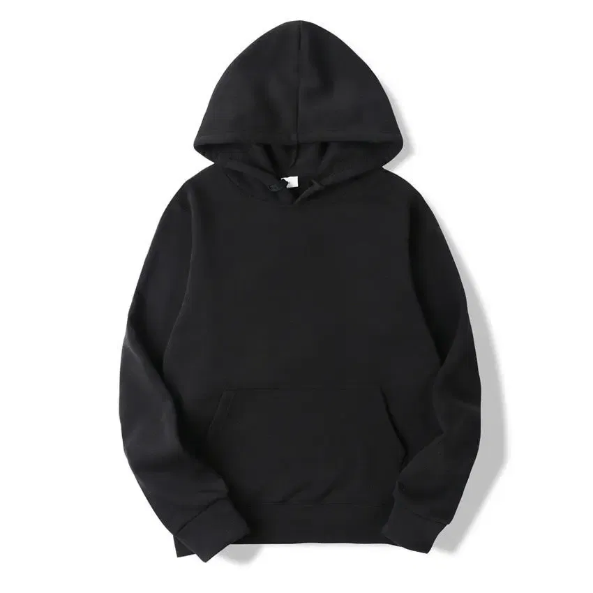 Color: black, Size: XL - Plain Sublimation Fleece Hoodies Bulk Wholesale Pullover Men Hooded Sweatshirt Cheap Solid Hoodie For Man Sudaderas Para Hombre