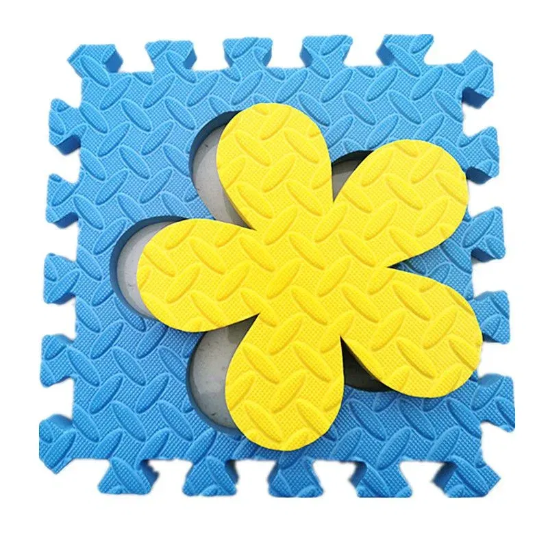 Color: DEEP BLUE - Activities Mat for Baby Play Mat 16PCS Play Mats 30x30cm Thick 1cm Game Mats Tatame Play Mat for Baby Playmat Playroom Mat