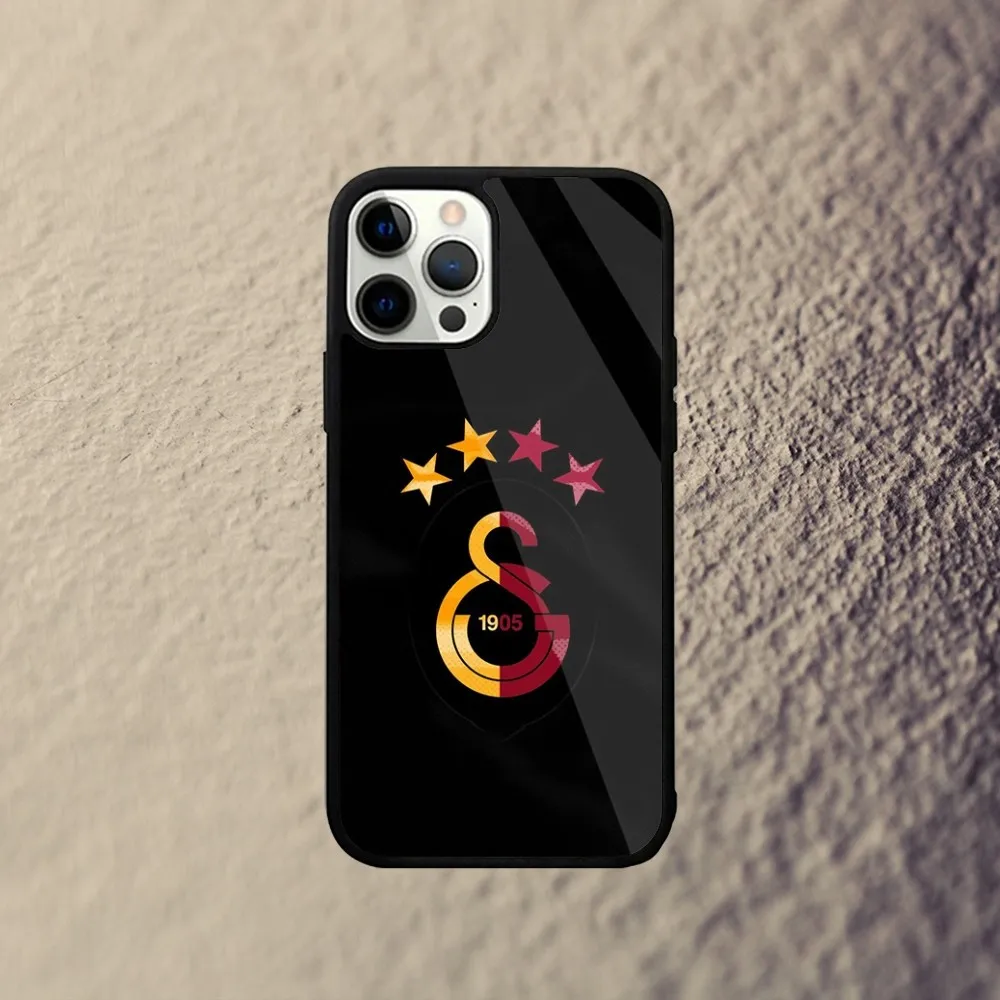 Color: Clear, Material: Plastic - G-Galatasaray 1905s Phone Case For iPhone 16,15,14,13,12,11,Plus,Pro,Max Mini Magsafe Magnetic Wireless Charging