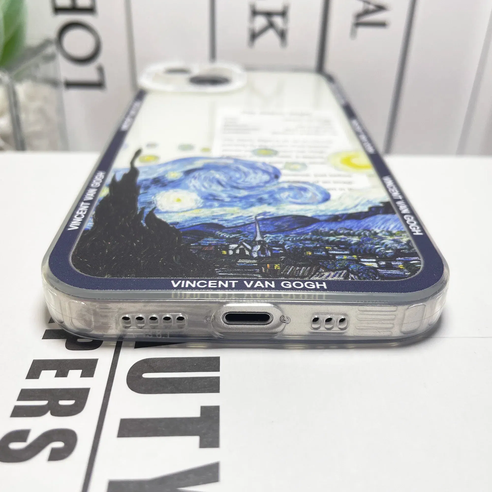 Color: SKY BLUE, Material: PE - Van Gogh Sunflowers The Starry Night Art Aesthetic Phone Case For Samsung Galaxy S10 S20 S21 S22 S23 S24 FE Plus Ultra Note 20