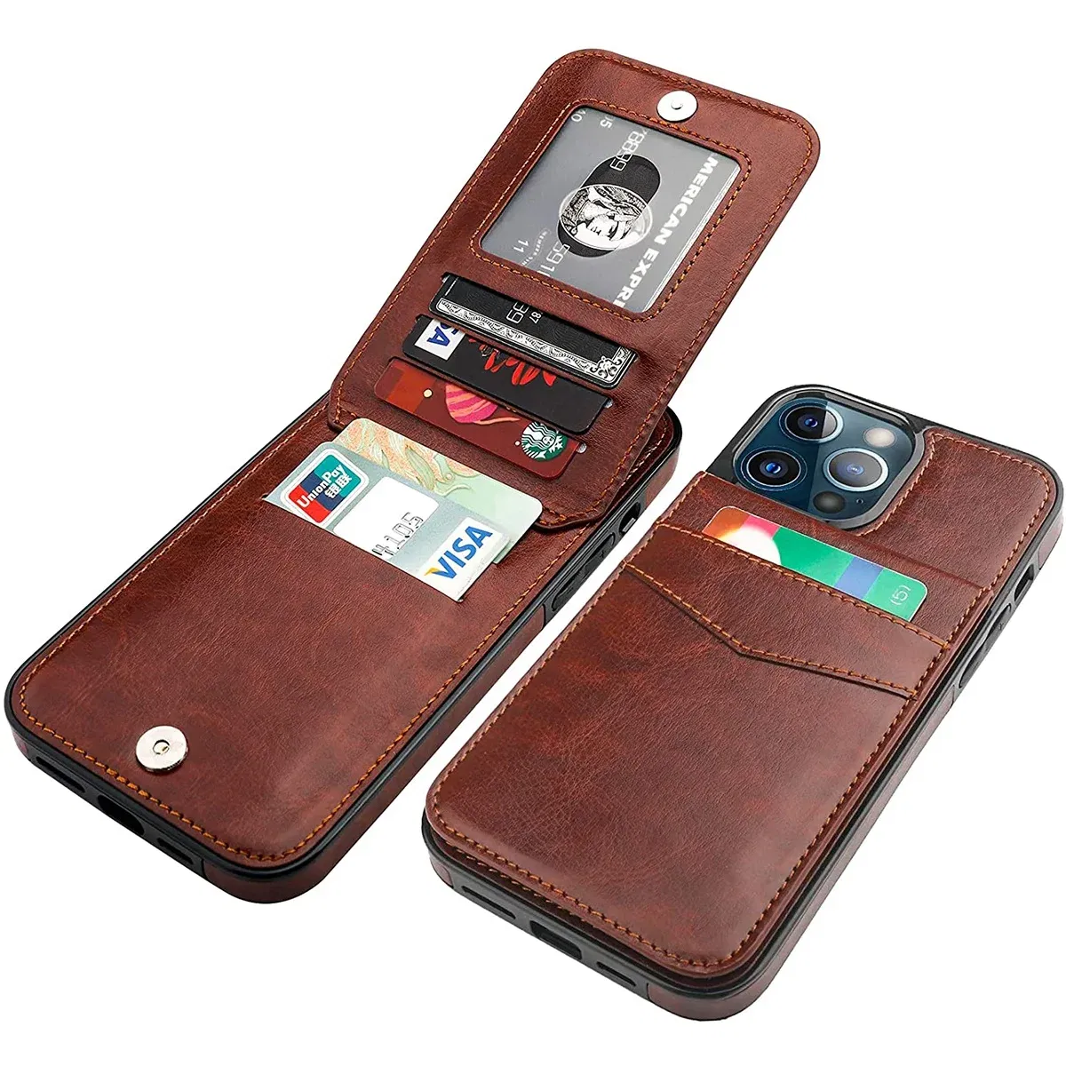 Color: Clear, Material: Cotton - Faux Leather Wallet Kickstand Phone Case for IPhone 13 12 Mini 16E 16 15 14 11 Pro Max X XR XS 7 8 Plus Case with Credit Card