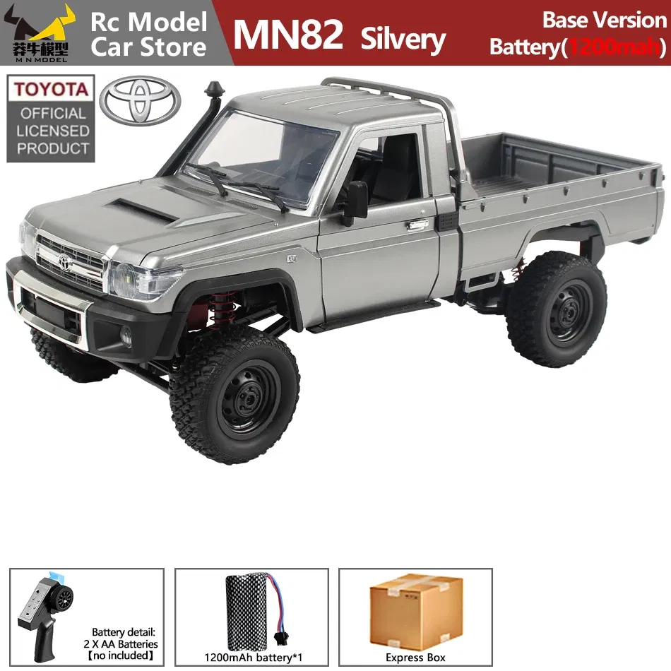 Color: camel - MN MODEL 1/12 4X4 Remote Control Diving Off-road Car Retro LC79 Truck Climbing All Terrain Vehicle Rock Crawler Toy for Adult