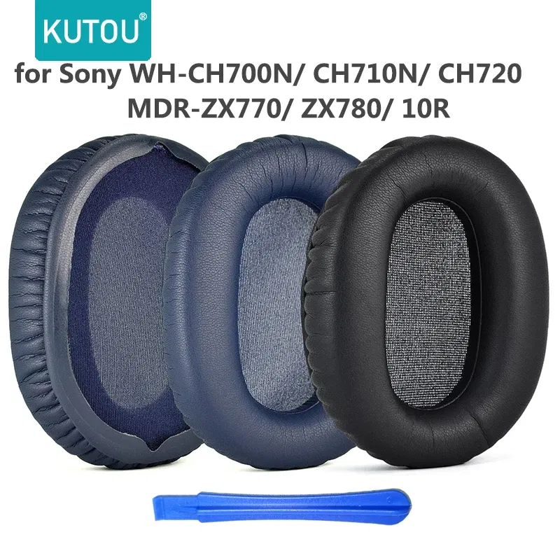 Color: Olive, Size: 3XS - KUTOU Replacement Ear Pads Cushion for Sony WH-CH700N CH710N Headphones Earpads MDR-ZX770 ZX780 10R Ear Cushions Repair Parts