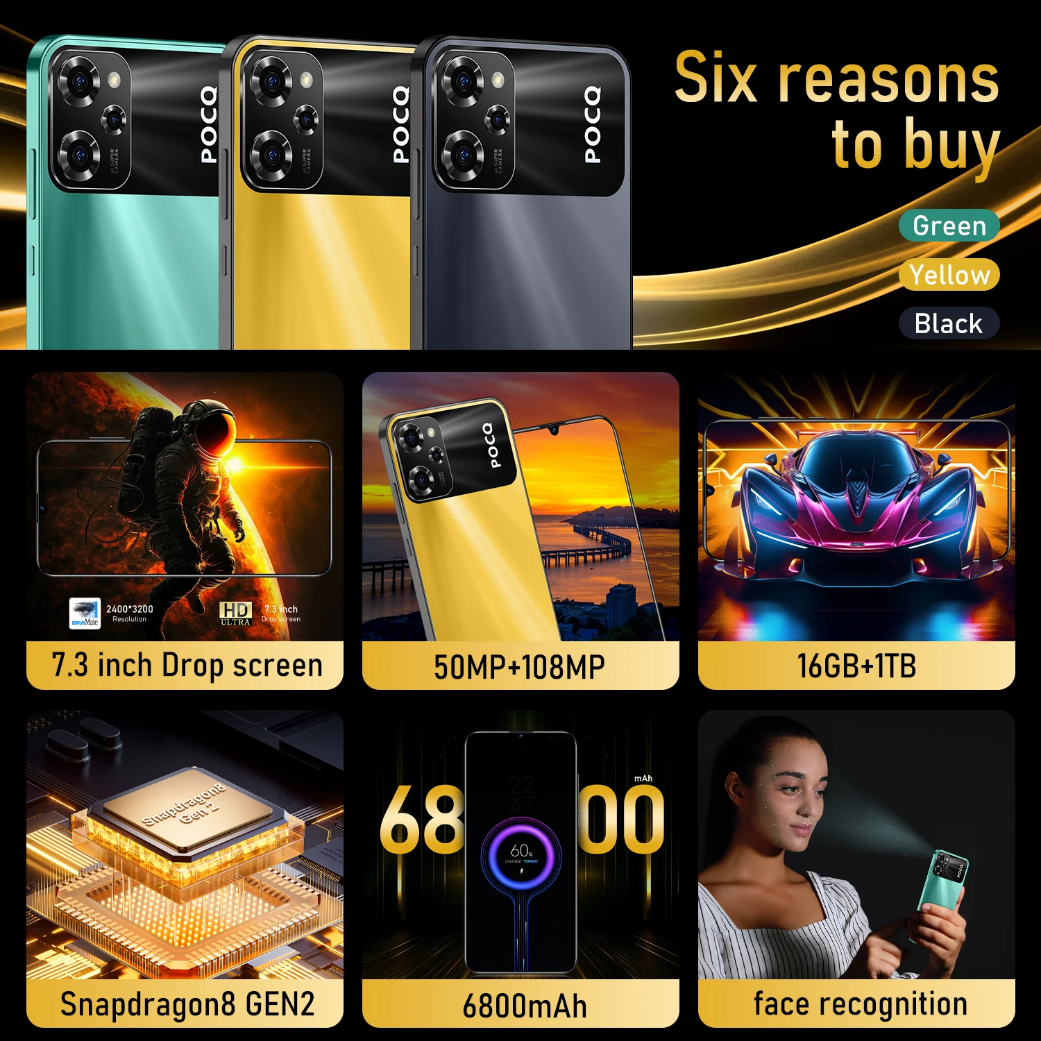 Color: Dark Grey, Bundle: Bundle 19 - 2025 HOT X5 Pro Smartphone Global Version Snapdragon 8 Gen 3 72MP+108MP Cellphone Android Unlocked Mobile Phone Celular Nfc
