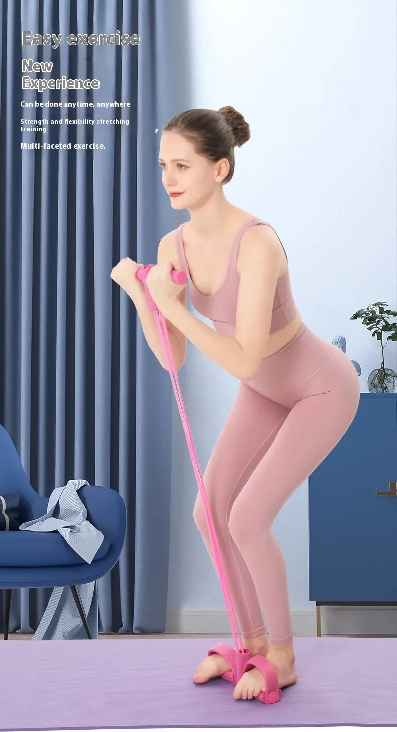 Pedal Chest Expander Sit-ups Auxiliary Tension Device Fitness Equipment Pedal Leg Master Household