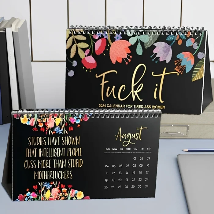 GiftTree NZ Calendars Sale Ends This Week  2025: Fuck It or Fuck Me' Calendar for Tired-Ass Women