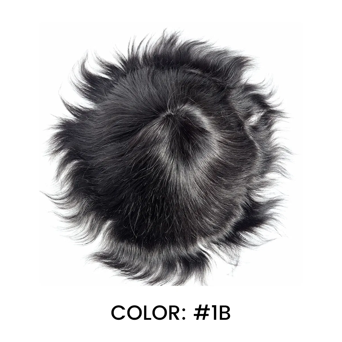 Toupee Color: 1b#, Toupee Density: 130%, Length: 8 inches, Ships From: CN, Toupee Size: 5x7, Toupee Design: free - Hywel 6 Inches Fine Mono Men Toupee Hair Men's Capillary Prosthesis Men's Wigs Replacement System Hair Natural Black Hair Units