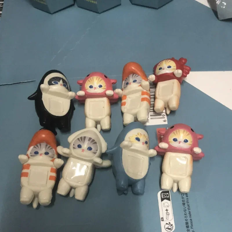 Color: Gold - Kawaii Sonny Angel Mofusand Hippers Series Blind Box Action Figure Cute Doll Mystery Box Mobile Phone Car Decor Christmas Gift