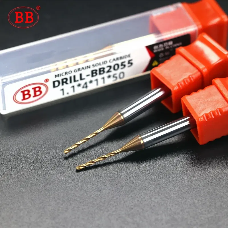 Hole Diameter: 10.2mm - BB 0.3~2.02mm Micro Drill Solid Carbide Bit Mini CNC Hole Making 3D Shank Diameter 4mm D4 Metal Steel Plastic 1PCS
