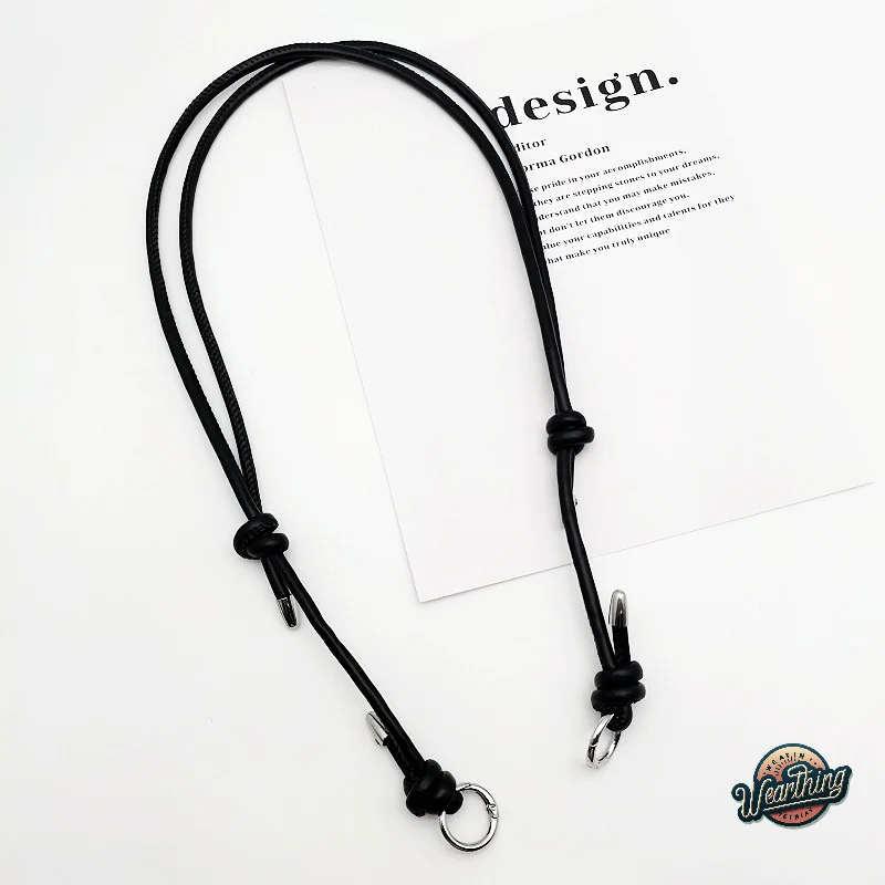 Color: Hot Pink - Long Leather Shoulder Strap Crossbody Bag Adjustable Replacement Belt Handbag Strap Accessories DIY Bag Belt For Handbags
