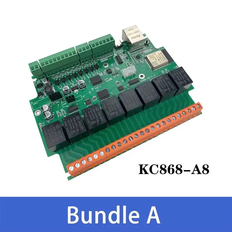 Bundle: Bundle1, Ships From: CHINA - New! Kincony A8 Smart Home Automation Module Controller WiFi Ethernet Relay ESP32 RF Remote Dimmer Switch MQTT TCP Web HTTP
