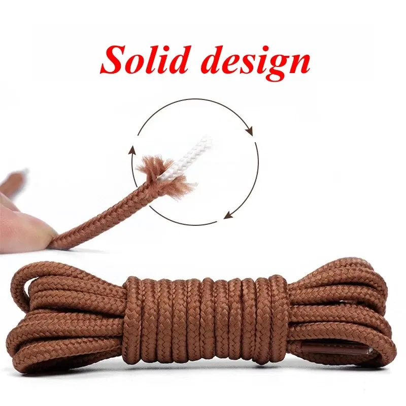 Color: Pink, Length: 90cm, Ships From: CHINA - 1Pair Polyester Solid Classic Round Shoelaces Martin Boot Shoelace Casual Sports Boots shoes Lace 90cm/120cm/150cm 21 Colors