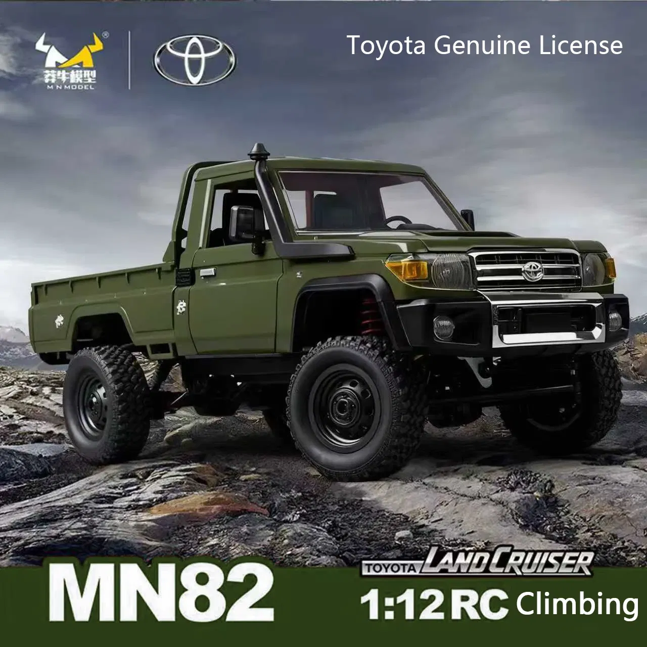 Color: VIOLET/?«?—?…° - MN MODEL 1:12 4WD Retro RC Off-road Car All Terrain Vehicle Climbing Truck Rock Crawler Pickup Collection Model Toy for Adult