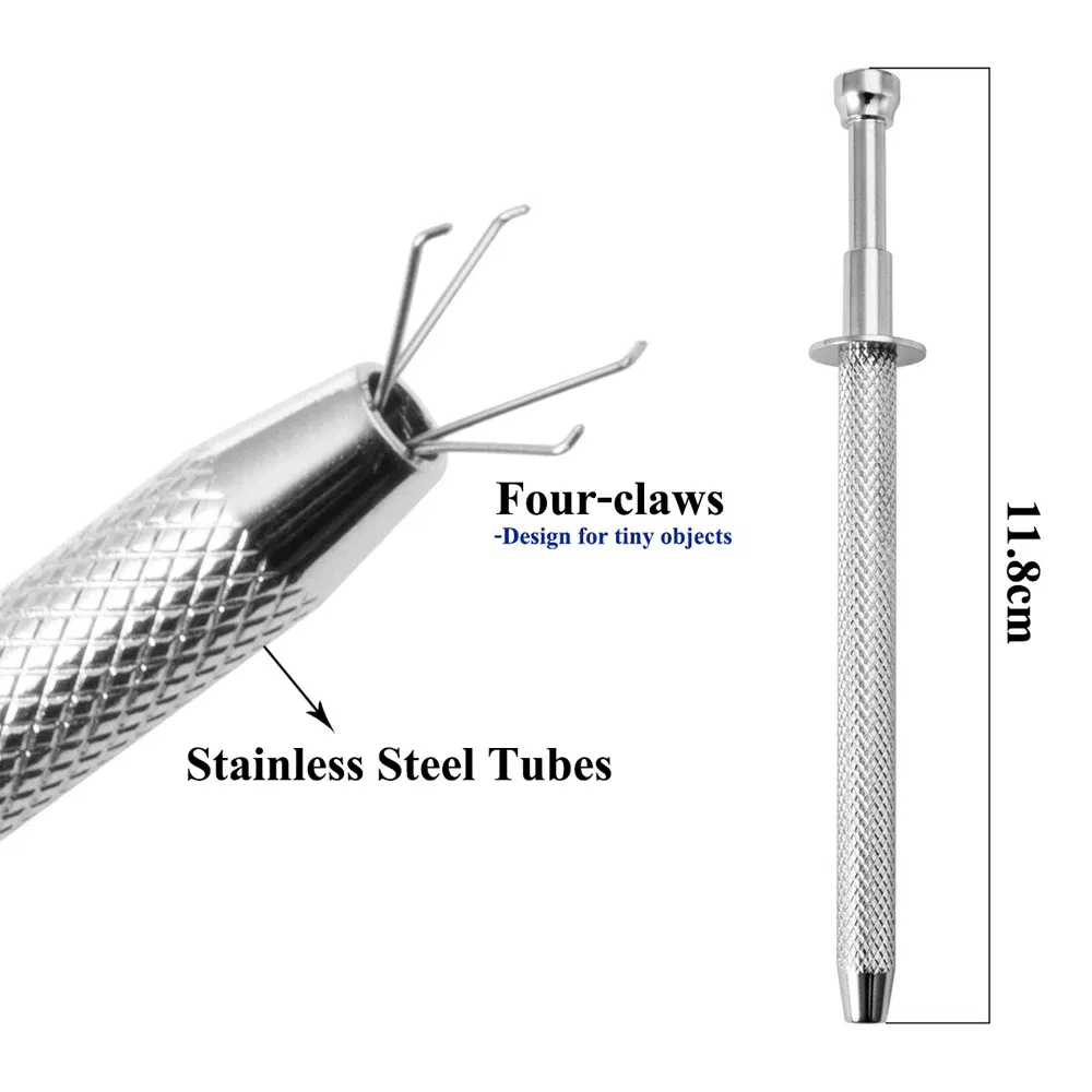 Metal color: ROSE GOLD COLOR - Surgical Steel Pliers Body Piercing Tool Forceps Needle Pipe Clamp Tweezers Open Close CBR Ring Plier Ear Belly Nose Pierc Tools