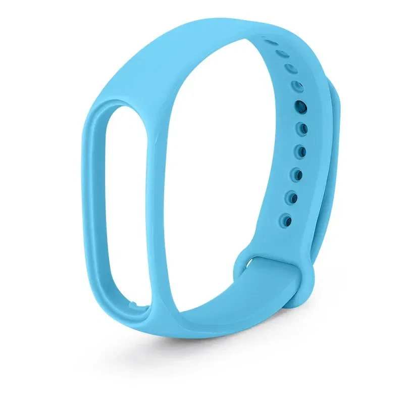 Band Color: Celestial Teal, Band Width: 22mm, Ships From: CHINA - Silicone Watch Strap For Xiaomi Mi Band 7 6 5 4 3 Wristband Bracelet Wrist Straps MiBand 3/4 band5 band6 Smartwatch Accessories