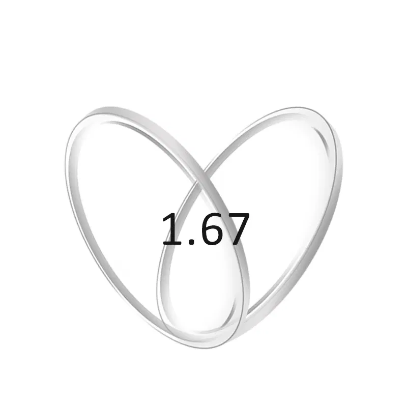 Lens Index: 1.61 - 2 PCs 1.56 1.61 1.67 1.74 Progressive Multifocal Prescription Glasses Lenses Myopia Reading Optical Bifocal Prism Aspheric Lens