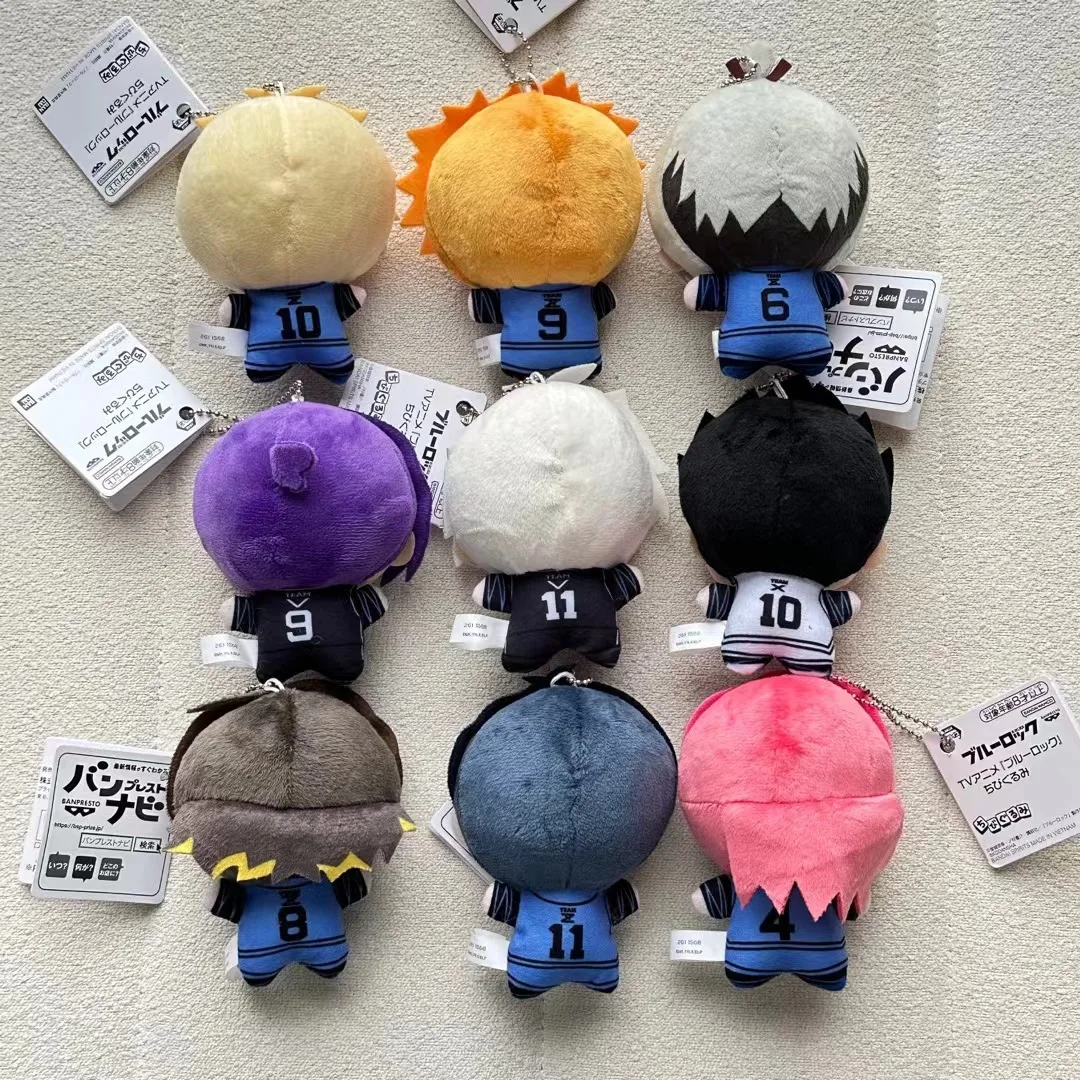 Color: NAVY, Height: 11cm-30cm - 10cm Mini BLUE LOCK Plush Stuffed Doll Seishiro Nagi Isagi Yoichi Chigiri Bachira Meguru Doll Pendant Keychain Toy For Gift