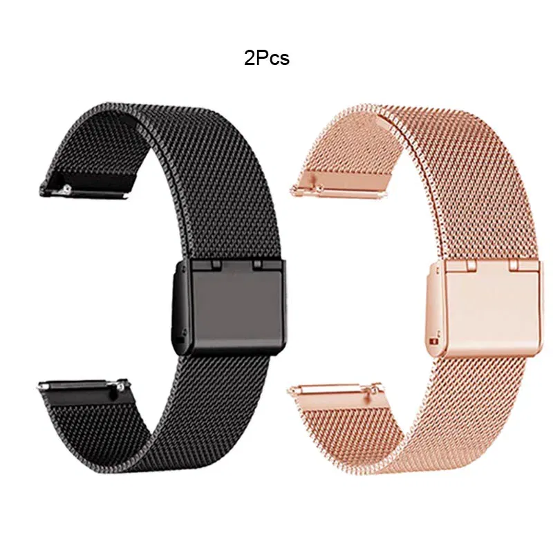 Color: Blue, Size: 20 - Bracelet For Huawei Watch GT 3 Pro 43mm 46mm Stainless Steel Watchband Huawei Watch GT 4 46MM Milanese Metal Bracelet