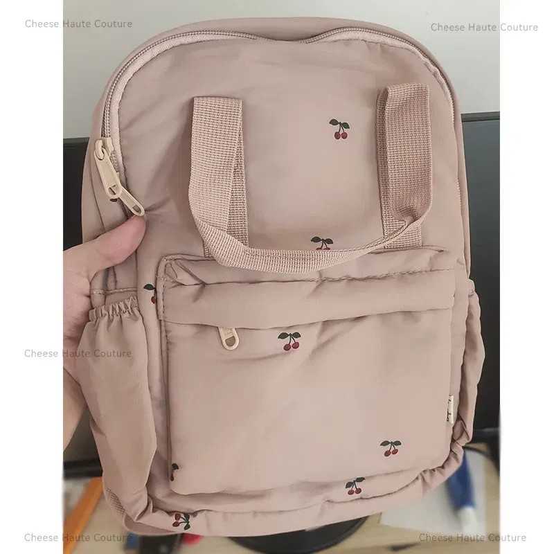 Color: Sky blue - KS Baby Backpack Kids Schoolbag Kindergarten Bags Brand Cherry Lemon Children's Boys Girls Mom Traveling Storage Bag Wholesale