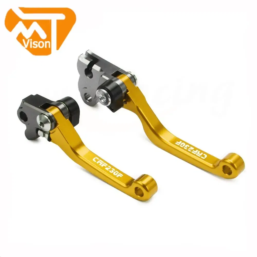 Color: Silver - Motorcycle CNC Brake Clutch Lever Handle For HONDA CRF150F CRF230F 2003-2019 CRF250F 2019-2022 CRF 150F 230F 250F
