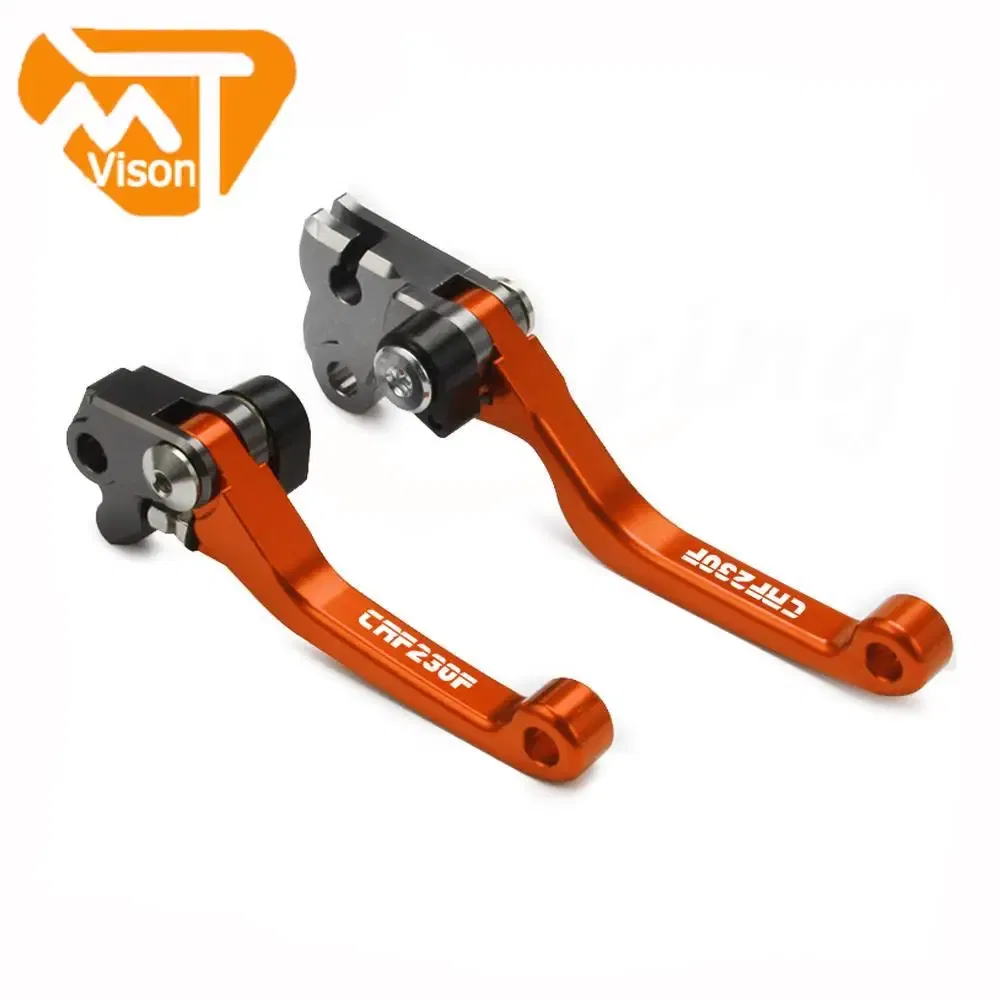 Color: Silver - Motorcycle CNC Brake Clutch Lever Handle For HONDA CRF150F CRF230F 2003-2019 CRF250F 2019-2022 CRF 150F 230F 250F