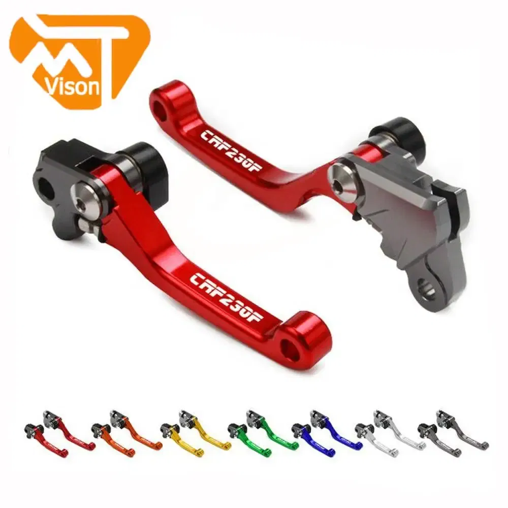Color: Silver - Motorcycle CNC Brake Clutch Lever Handle For HONDA CRF150F CRF230F 2003-2019 CRF250F 2019-2022 CRF 150F 230F 250F
