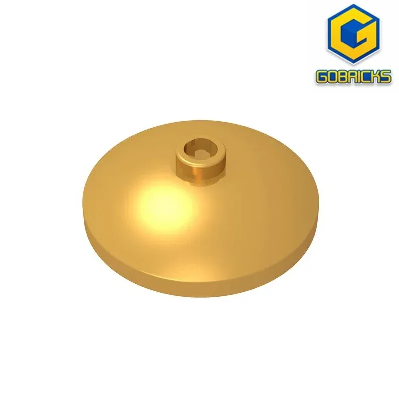 Color: Burgundy - Gobricks GDS-978 Dish 3 x 3 Inverted (Radar) compatible with lego 43898 35268 DIY Educational Building Blocks Technical