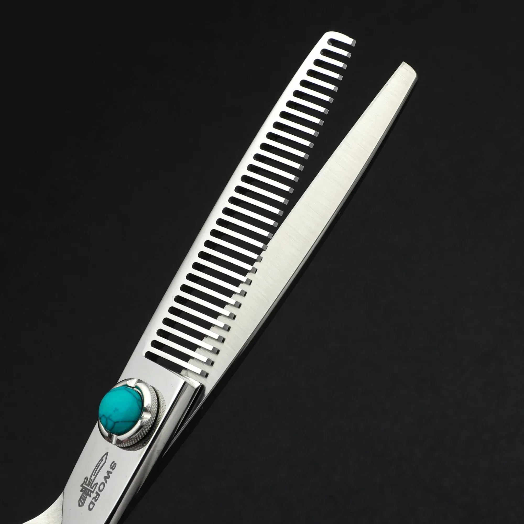 Color: Red - MIZUTANI professional hairdressing scissors thinning shears 6-6.5-7 inch barber scissors VG10 steel Hair cutting machine