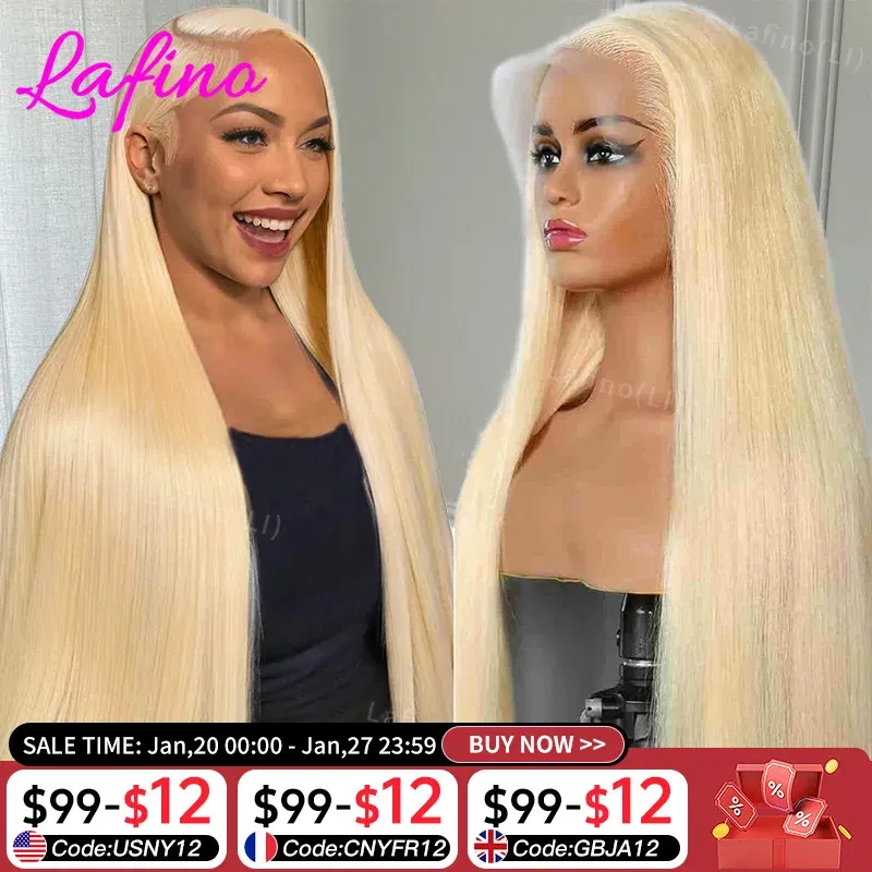 Hair Color: #16, Stretched Length: 36inches, Density: 250%, Ships From: CHINA - Blonde 613 Hd Lace Frontal Wig 13x6 13x4 Transparent Hd Lace Front Wig 30 Inch Brazilian Bone Straight Colored Human Hair Wigs