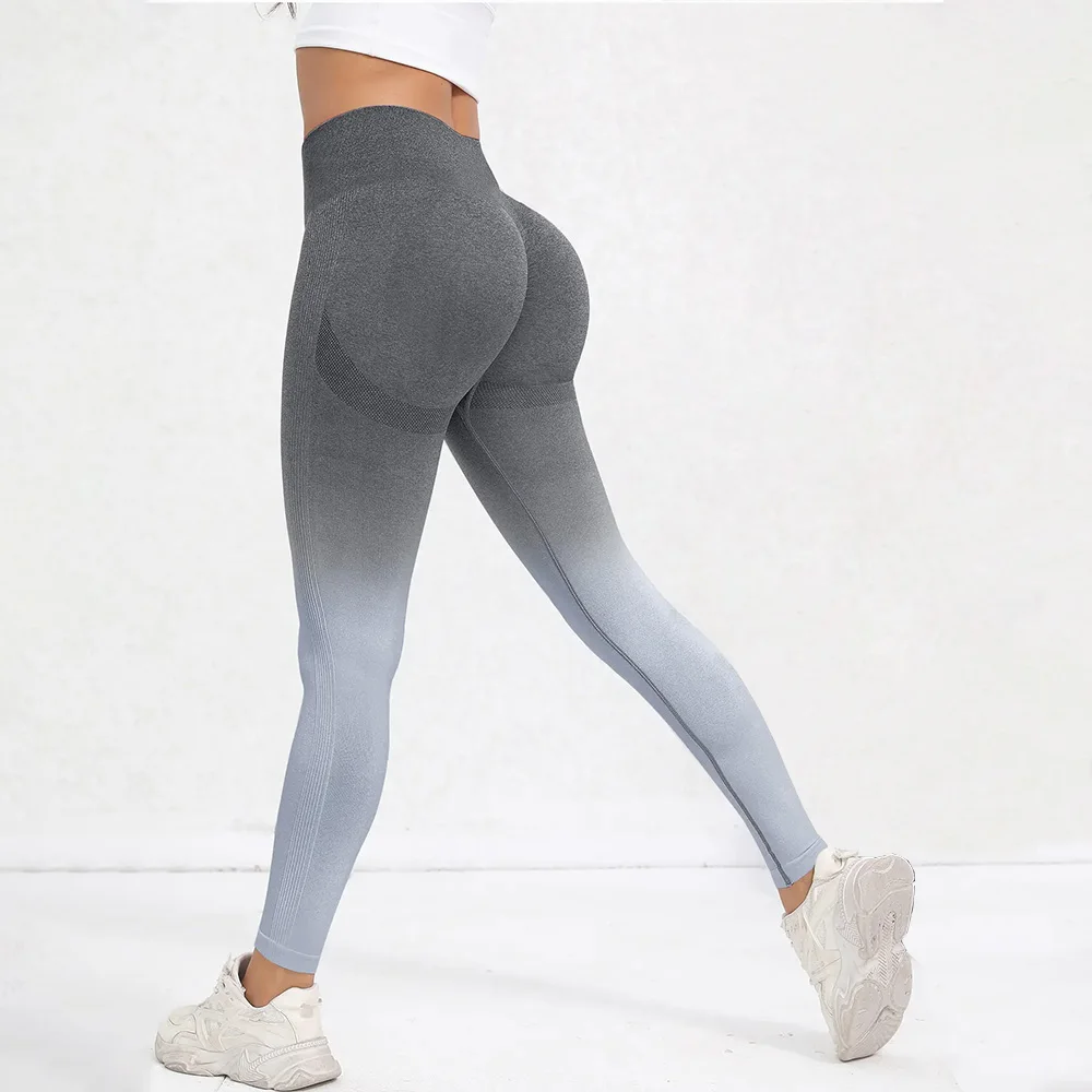 Color: Green, Size: M - Tie Dye Seamless Leggings for Women High Waist Yoga Pants, Scrunch Butt Lifting Elastic Tights