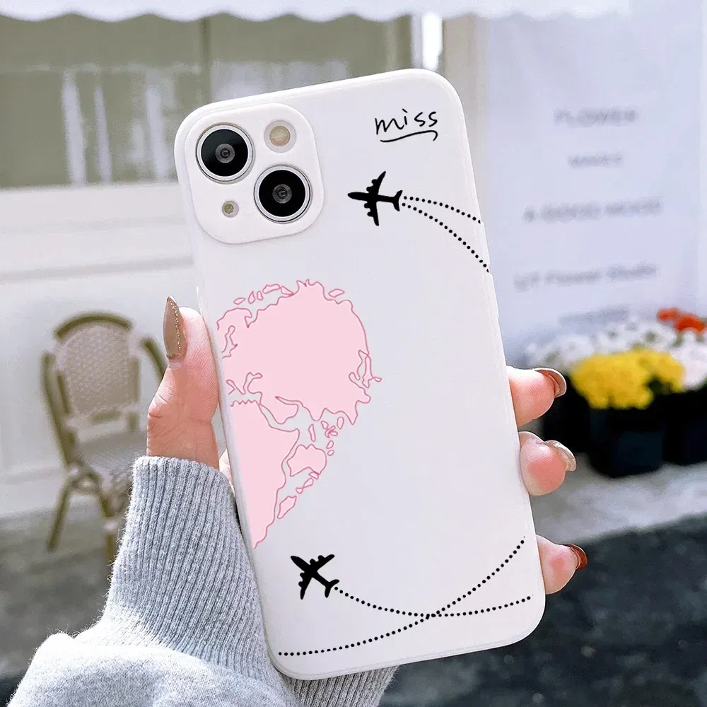 Color: GRAY, Material: PC + TPU - Couple Black and White Love Sun Moon Case For Samsung Galaxy S10 S20 S21 S22 S23 S24 FE Plus Ultra Note 20 Silicone Phone Case