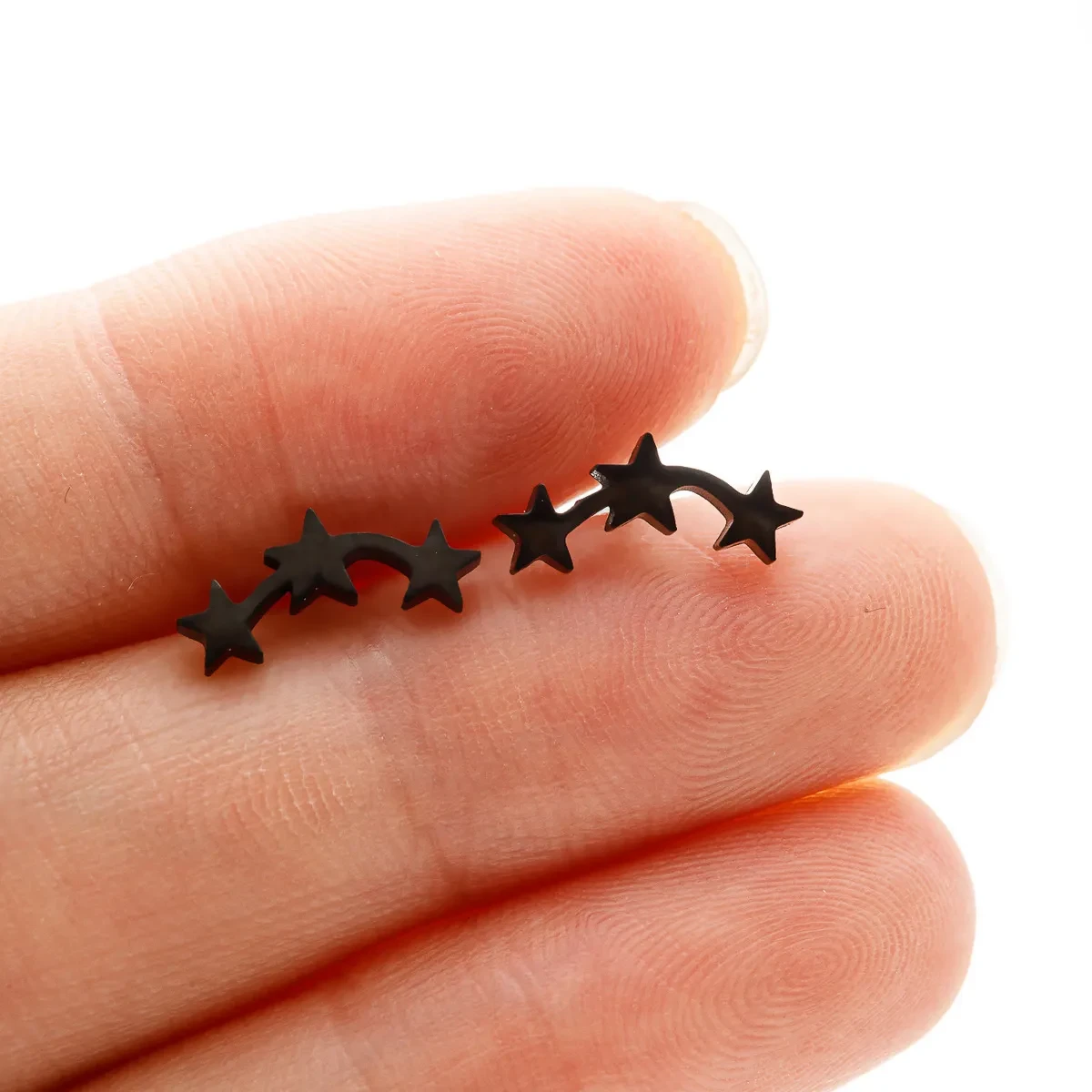 Ear Studs Ins Geometric Five-pointed Star