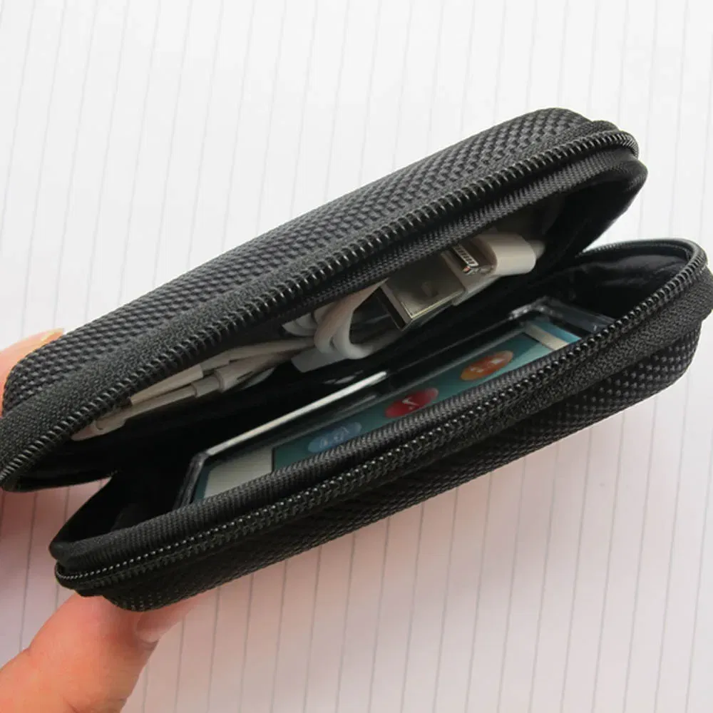 Durable Portable Carrying Bag Storage Box for Apple iPod Nano 1G 2G 4G 5G 7G 7th 8th 8gen Eva Case with Climbing Hook