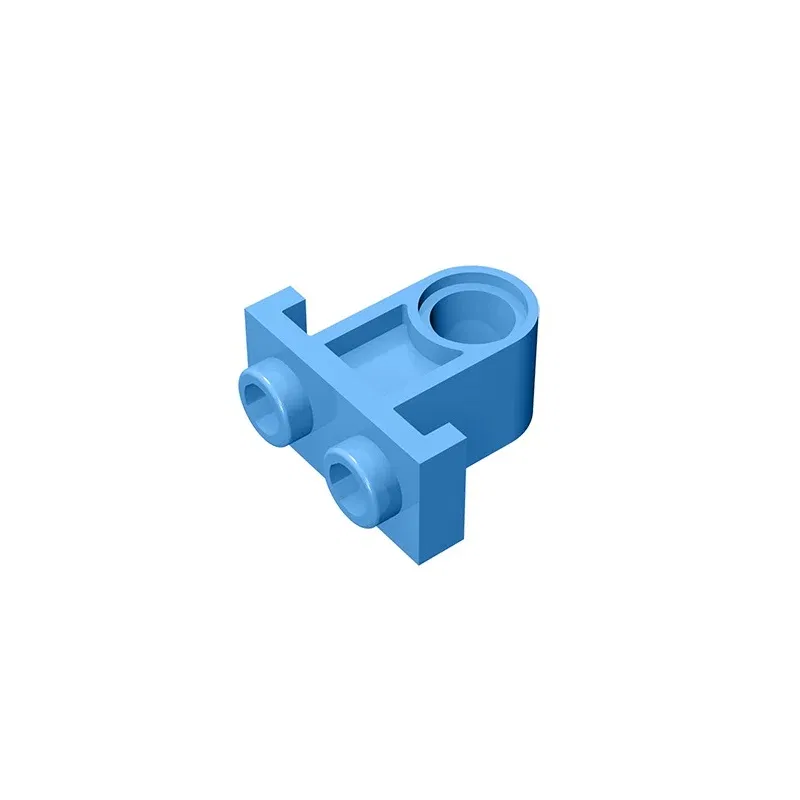 Color: Blue - Gobricks GDS-938 Technical, Pin Connector Plate with One Hole compatible with lego 32529 DIY Educational Building Blocks Tech