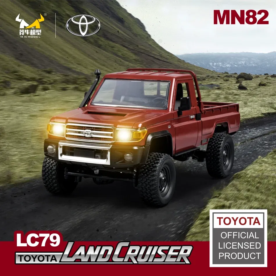 Color: PEACOCK BLUE - MN MODEL 1/12 4X4 Remote Control Diving Off-road Car Retro LC79 Truck Climbing All Terrain Vehicle Rock Crawler Toy for Adult