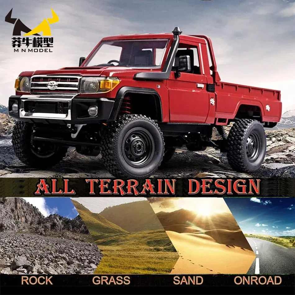 Color: PEACOCK BLUE - MN MODEL 1/12 4X4 Remote Control Diving Off-road Car Retro LC79 Truck Climbing All Terrain Vehicle Rock Crawler Toy for Adult