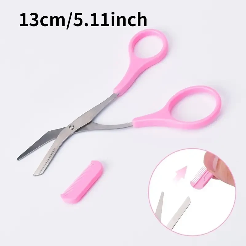 Eyebrow Trimmer Scissor With Comb Lady