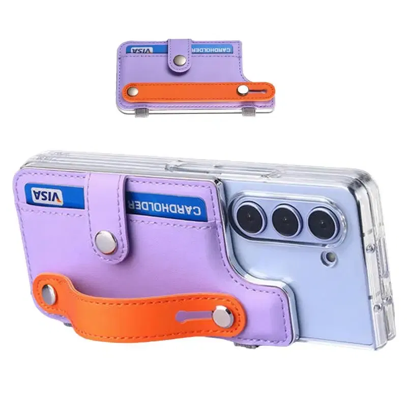 Color: pink, Ships From: CHINA - Card Holder For Back Of Phone Universal Card Holder For Phone Case Multifunctional Phone Wallet Attachment With Pen Clip For All