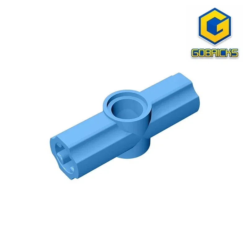 Color: Clear - Gobricks GDS-917 Technical, Axle and Pin Connector Angled 180 degrees compatible with lego 32034 DIY Educational Building Block