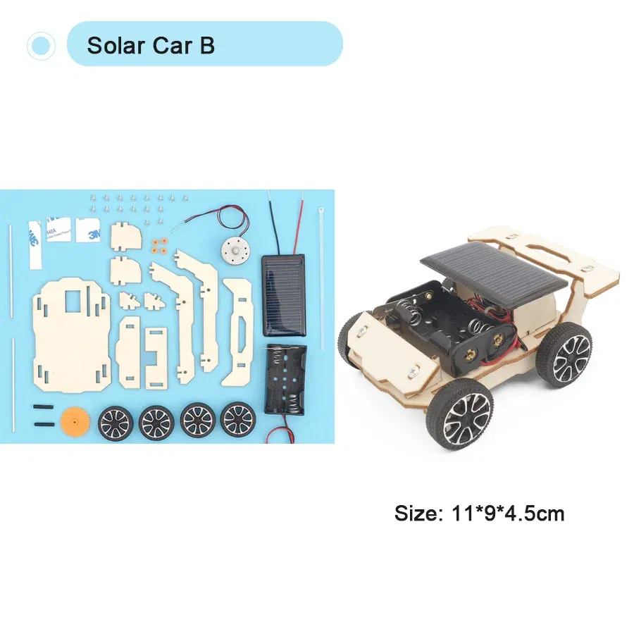Color: green - DIY Physical Model Science Experiment Educational Toy Handmade Small Production Assembly Craft Technology Project for School Kid