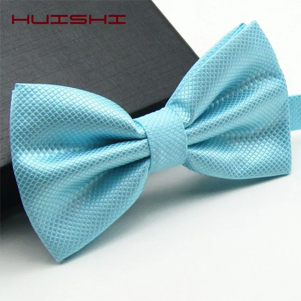 Color: army green, Ships From: CN - HUISHI Bowtie Men Ties Fashion Butterfly Party Wedding Bow Tie For Men Women Candy Solid Color Bowknot Wholesale Accessories Tie