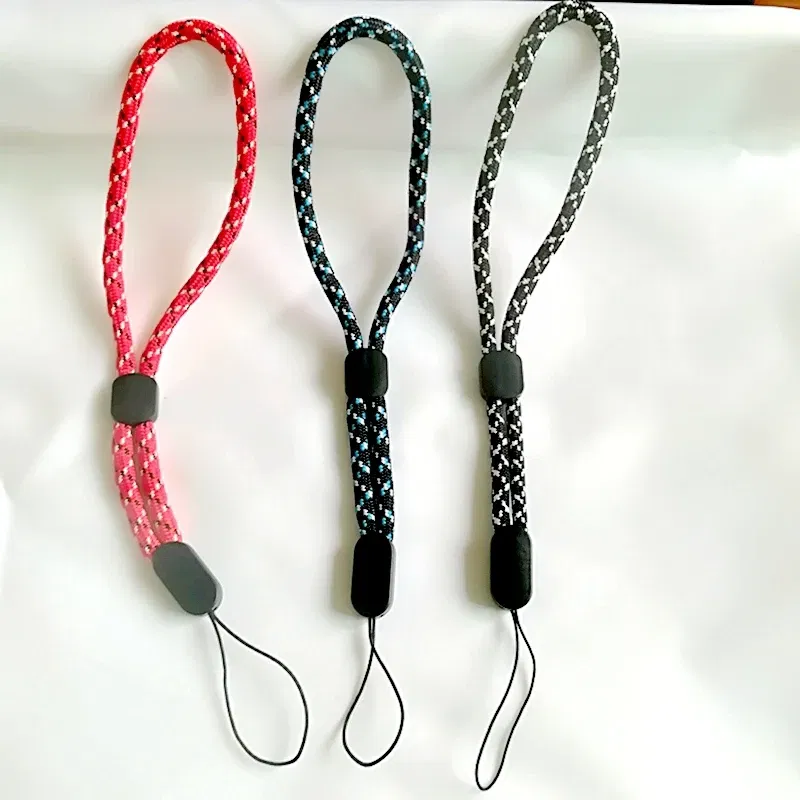 Color: Blue / Green - Hand Wrist Strap Lanyard Adjustable Colorful Nylon Hand Wrist Straps for GoPro Camera Keys Keychain Phone USB Flash Drive Badge