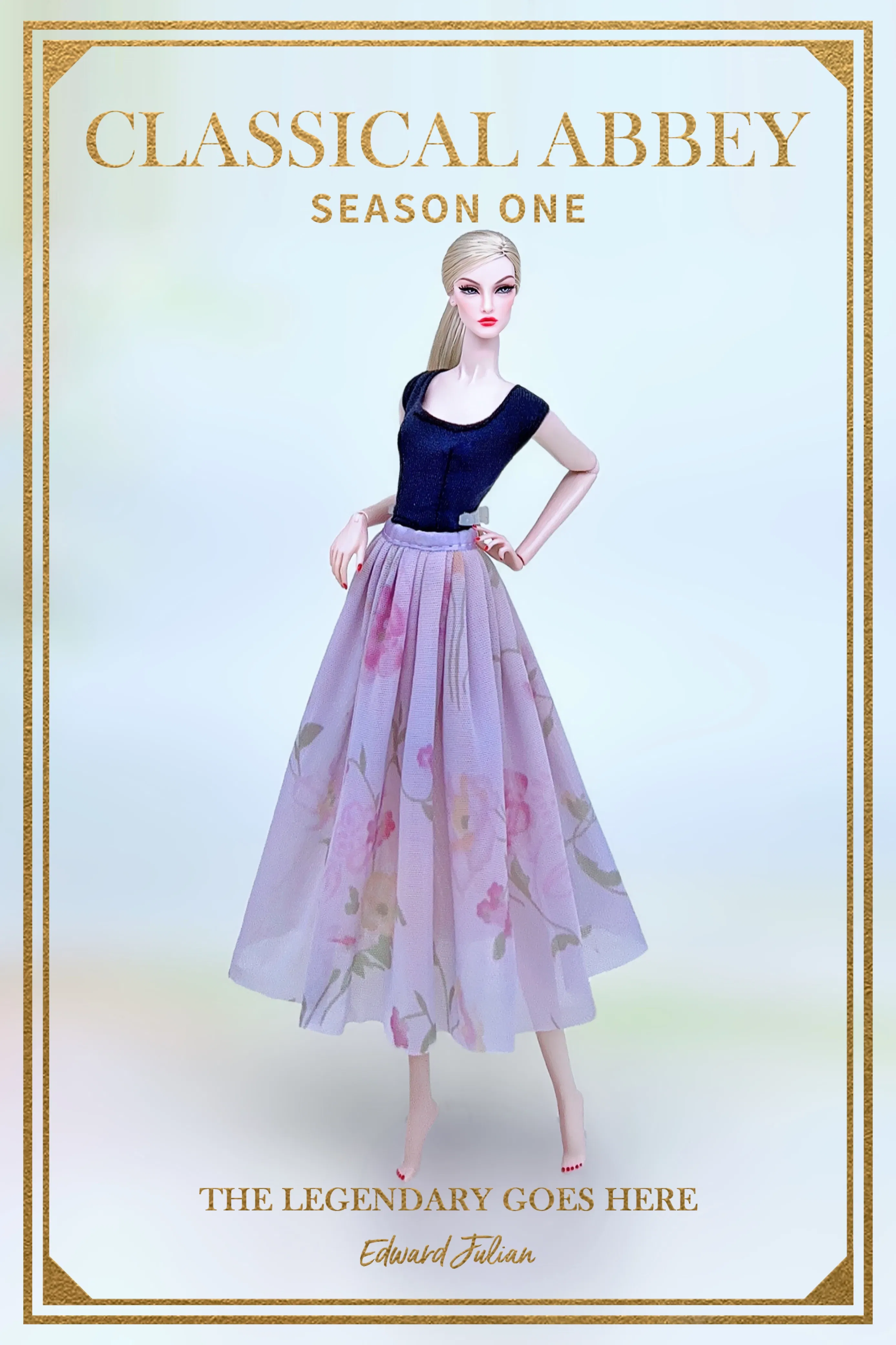 Color: Blue - clothes for barbie dolls and shoes