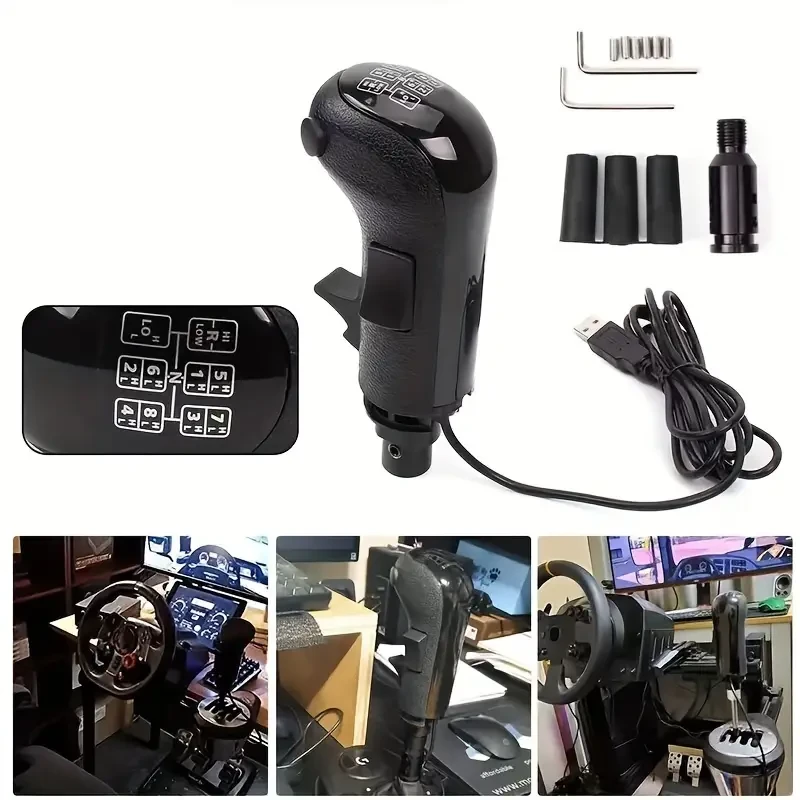 Gearbox Truck G29, Suitable For G923/G27 Tuma TH8A Handball PC Drive-free USB Hand Gearbox Christmas, Halloween Gift