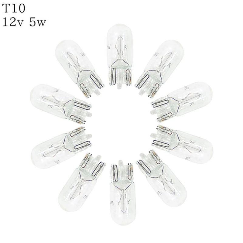 Emitting Color: DEEP BLUE - 20X Halogen T5 W2W Bulb 12V 1.2W Car Instrument Light Dashboard Bulb Auto Interior Warnning Light White 6000K Car Lamp Accessory