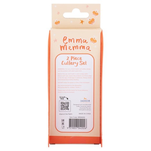 Emma Memma 2 Piece Cutlery Set