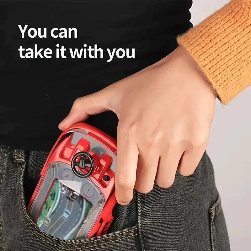 1pc handheld   for kids battery powered road adventure toy for   play and interactive two player   suitable   3 6 aaa batteries required not included details 11pc handheld   for kids battery powered road adventure toy for   play and interactive two player