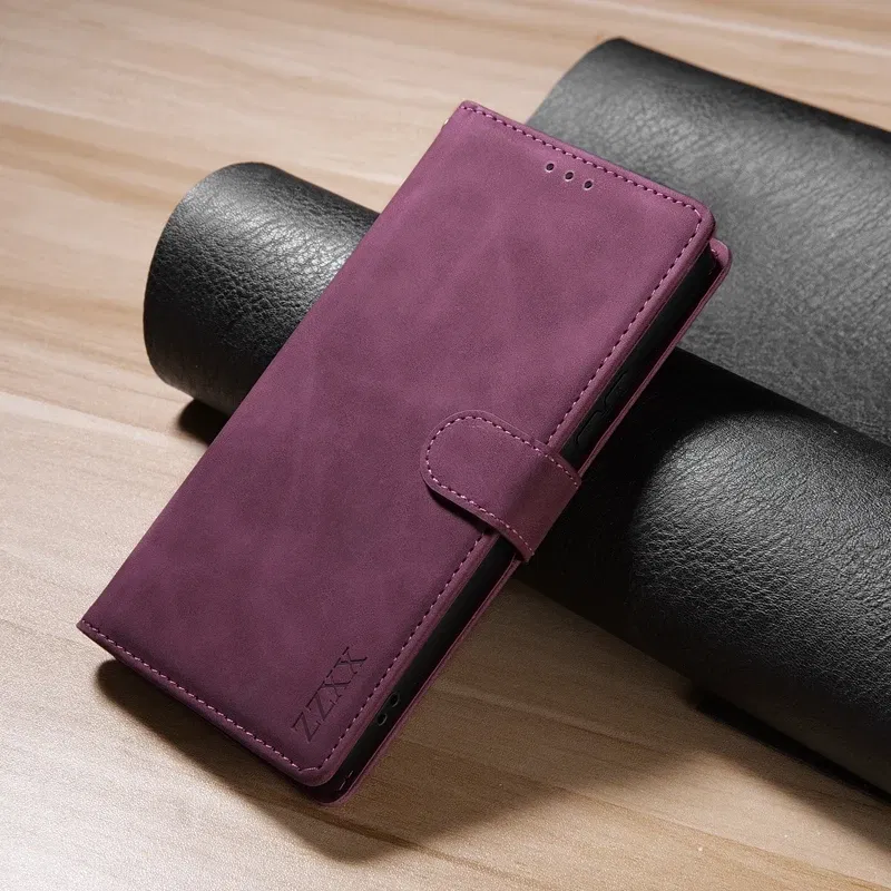 Color: black, Bundle: Case & Strap, Material: CANVAS - Wallet Card Slot Holder Magnetic Flip Leather Case For Samsung Galaxy S23 Ultra S22 Plus S21 FE S20 A12 A13 A14 A34 A52 A53 A54