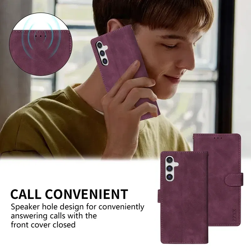 Color: black, Bundle: Case & Strap, Material: CANVAS - Wallet Card Slot Holder Magnetic Flip Leather Case For Samsung Galaxy S23 Ultra S22 Plus S21 FE S20 A12 A13 A14 A34 A52 A53 A54