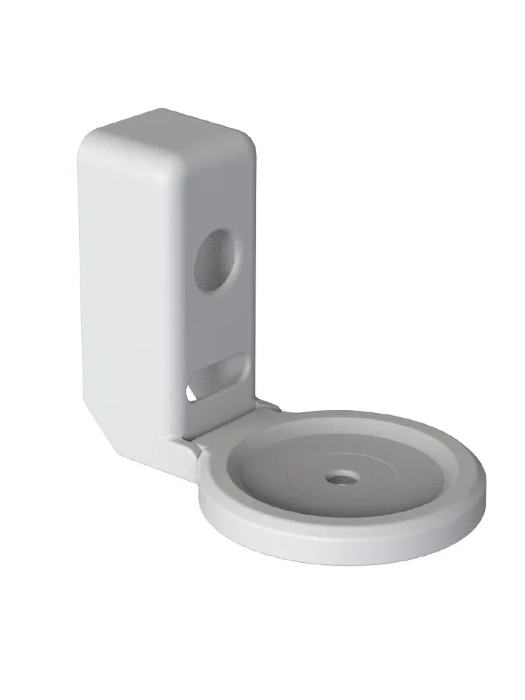 Color: WHITE - Wall Mount Bracket for Echo Dot 4th Gen / Echo Dot 5th Generation with Cable Storage, PC Material Hard Case Matte Speaker Stand